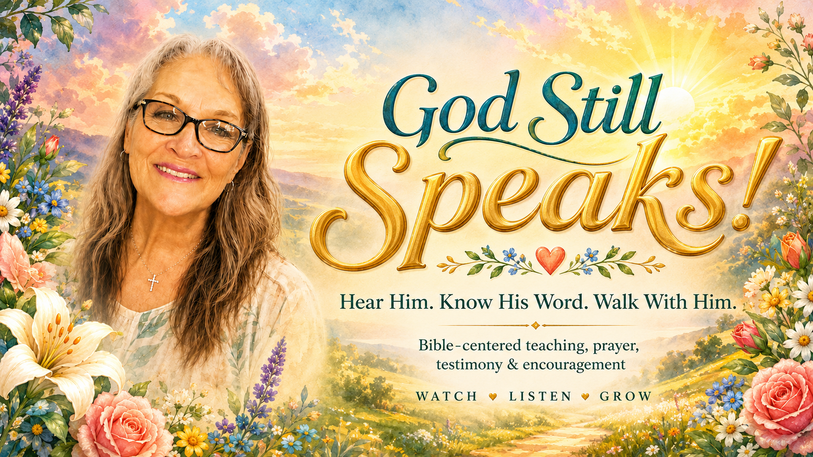 God Still Speaks — Hear Him. Know His Word. Walk With Him. Featuring Terry.